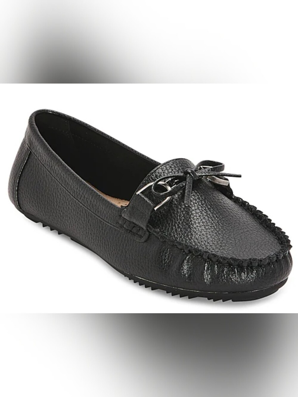 (C-4855) St. John's Bay Bossie Womens Moc Closed Toe Loafers Sz 6W (WIDE)